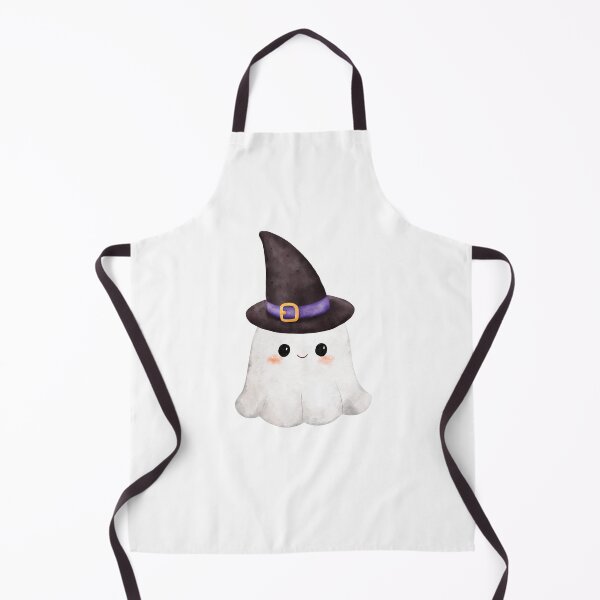 Item preview, Cute Witch Ghost Halloween Sticker designed and sold by Little Bloom Studio.