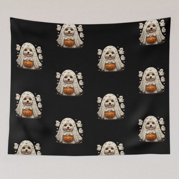 Item preview, Funny Skeleton Dog Sticker | Cute Halloween Puppy  designed and sold by PoojaArtLab.