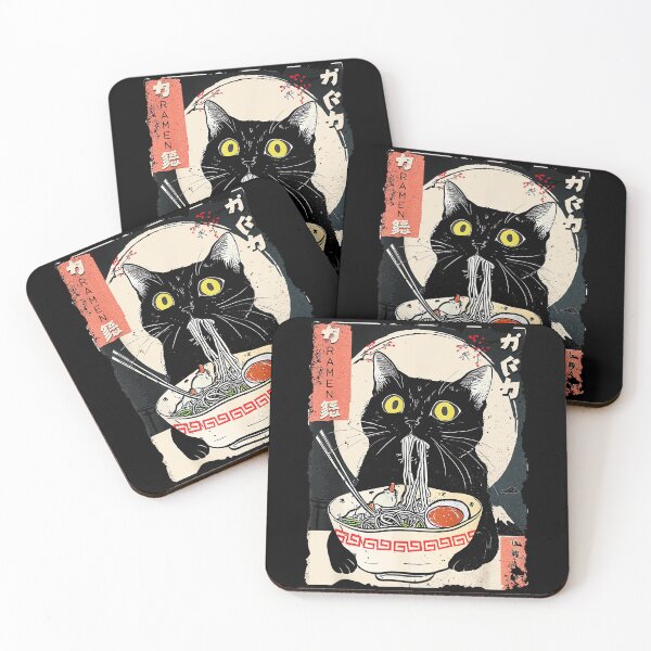 Item preview, Ramen Black Cat Japanese Noodle Lover designed and sold by SeraXYZ.