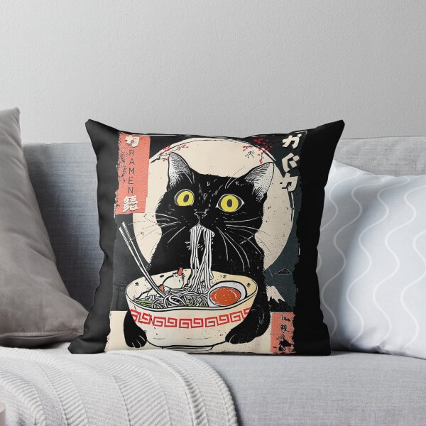 Item preview, Ramen Black Cat Japanese Noodle Lover designed and sold by SeraXYZ.