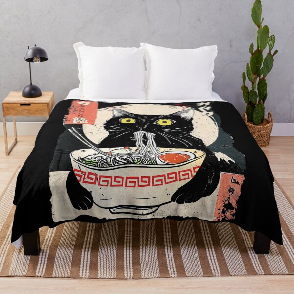 Item preview, Ramen Black Cat Japanese Noodle Lover designed and sold by SeraXYZ.