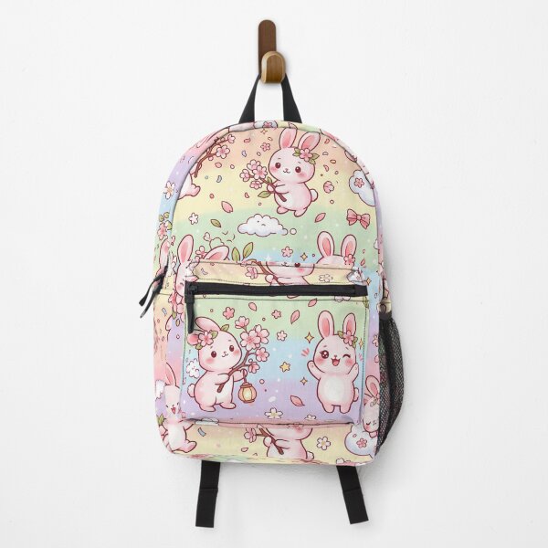 Item preview, Super Cute Sakura Bunnies designed and sold by FunFitsFactory.