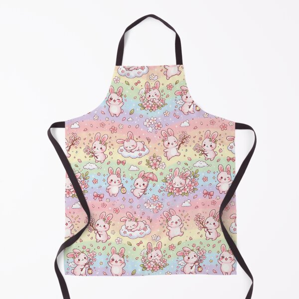 Item preview, Super Cute Sakura Bunnies designed and sold by FunFitsFactory.