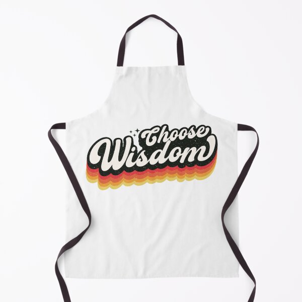 Item preview, Choose Wisdom – Christian Quote Retro designed and sold by Verse & Vibes.