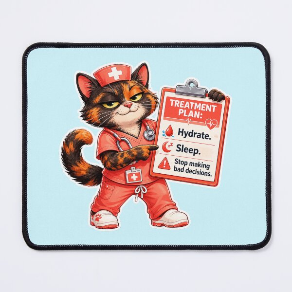 Item preview, Funny Nurse Gift Tortoiseshell Cat Lover designed and sold by Gentlestate.