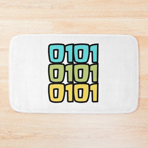 Item preview, 0101 Binary Code Typography Design designed and sold by variant designer.
