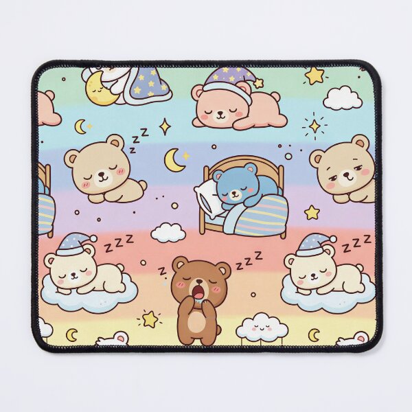 Item preview, Super Cute Kawaii Sleepy Bears designed and sold by FunFitsFactory.