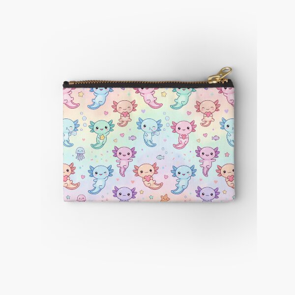 Item preview, Super Cute Kawaii Axolotls designed and sold by FunFitsFactory.