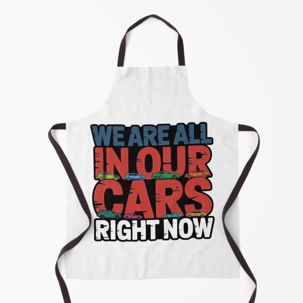 Item preview, We Are All In Our Cars Right Now Colorful Car Graphic designed and sold by MerchlyMike.