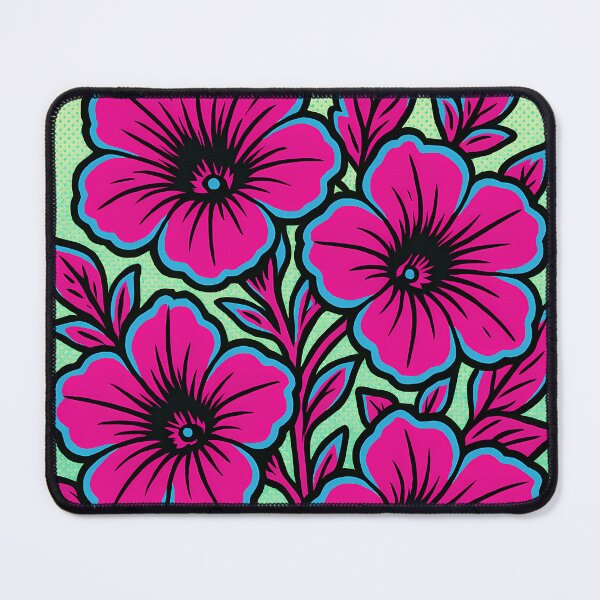 Item preview, Retro Pop Art Poster Illustration of Petunia Flowers | Bold Botanical Floral Print with Vibrant Cascading Blooms & Summer Garden Window Box Aesthetic | Vintage Nature Wall Art Decor designed and sold by PaintedPixels01.