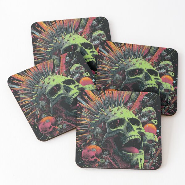 Item preview, Punk Rock crazy birth of Cosmic Entity — Ultimate Rebellion Art Print designed and sold by CosmicRockArt.