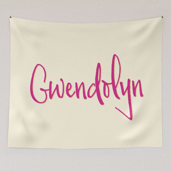 Item preview, GWENDOLYN personalized type design designed and sold by CharlottePlaceArt.