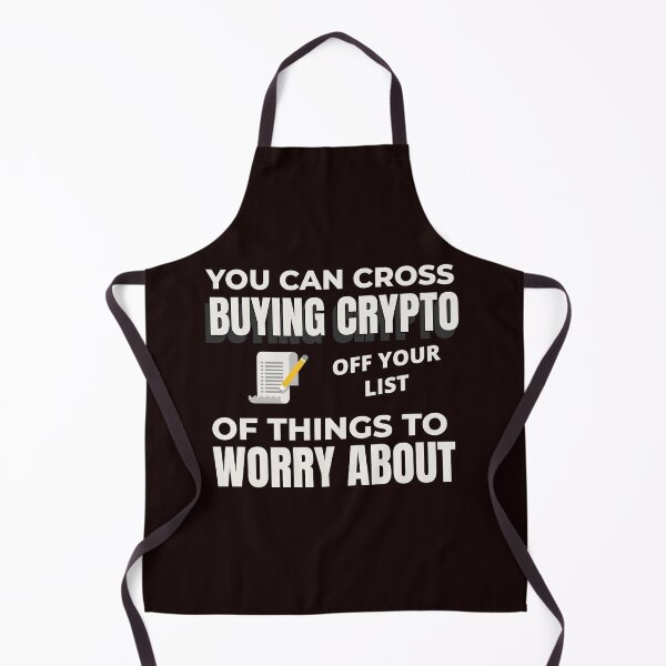 Item preview, YOU CAN CROSS BUYING CRYPTO OFF YOUR WORRY LIST | EVERYDAY SARCASM SERIES — MONEY CHANGERS EDITION designed and sold by WitLounge.