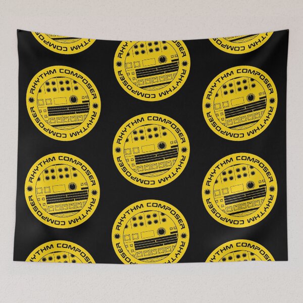 Item preview, 909 Drum Machine Yellow designed and sold by AtomicMalibu.