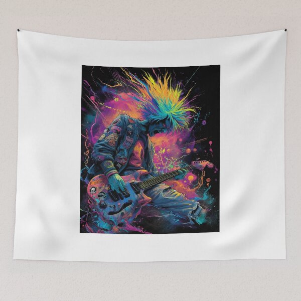 Item preview, Punk Rock the Forbidden Entity Too Powerful To Exist — Barely Legal Cosmic Art Print designed and sold by CosmicRockArt.