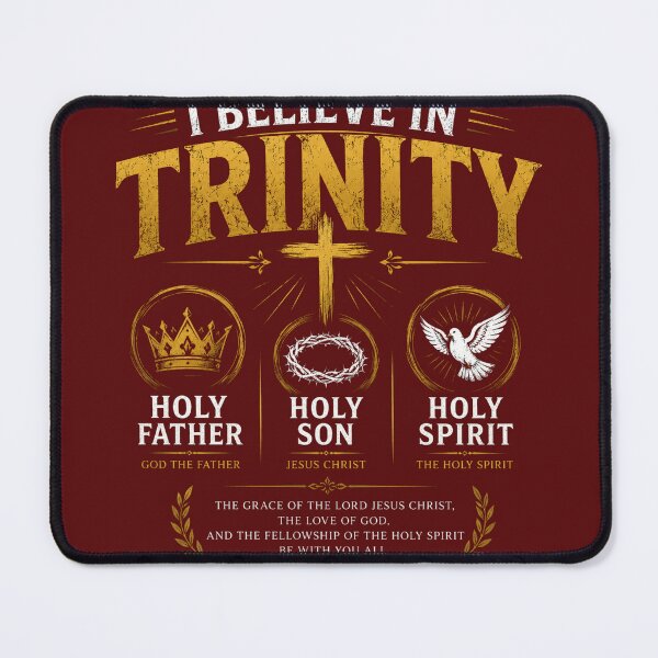 Item preview, I believe in trinity Christian Faith Quote Design designed and sold by Jesusloverbrand.