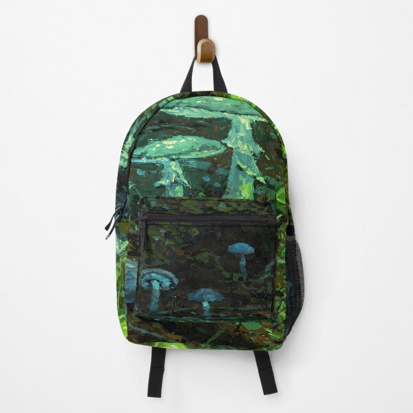Item preview, Glowing Mushroom Forest Fantasy Art | Bioluminescent Woodland Magic designed and sold by cr6zym1nd.