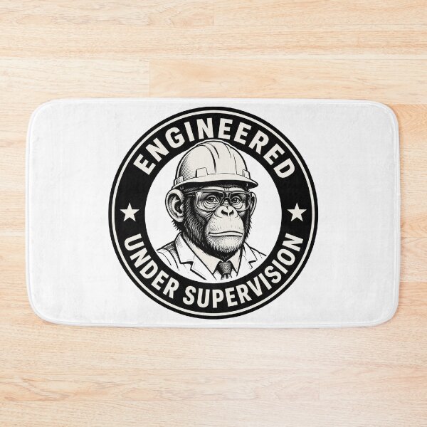 Item preview, Engineered Under Supervision designed and sold by MonkiFlipp.
