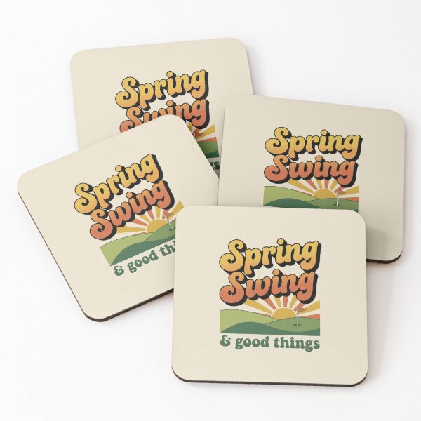 Item preview, Spring Swing Good Things Groovy Golf  designed and sold by dudelinart.