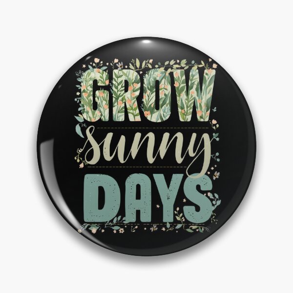 Item preview, Grow Sunny Days — Botanical Floral Typography T-Shirt designed and sold by FestivityFinds.