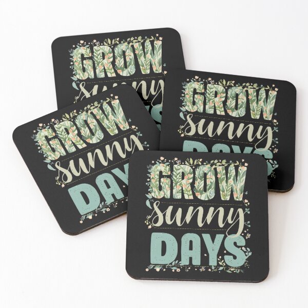 Item preview, Grow Sunny Days — Botanical Floral Typography T-Shirt designed and sold by FestivityFinds.