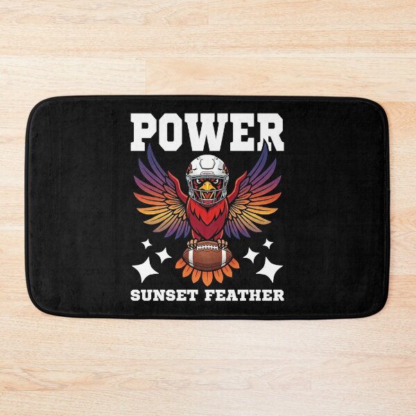 Item preview, POWER SUNSET FEATHER - AZ CARDINALS designed and sold by KEF Custom.