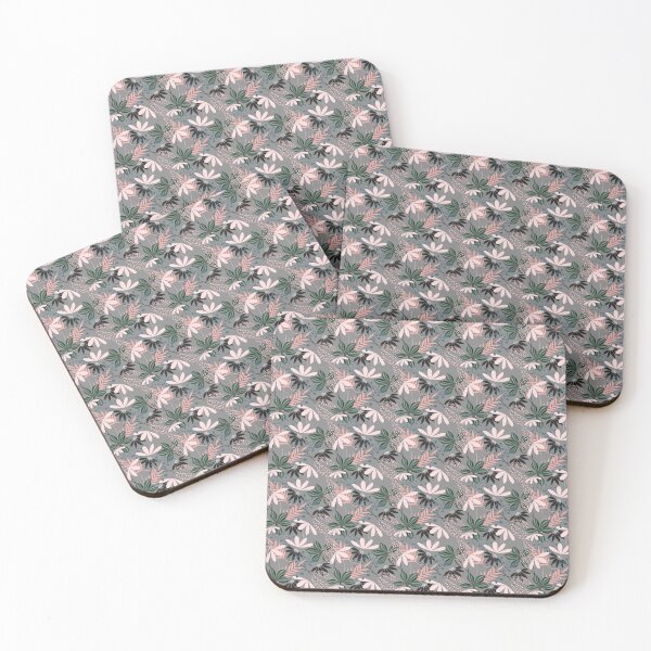Item preview, Tropical Botanical Seamless Pattern – Dark Floral Leaves Surface Design designed and sold by 555Design.