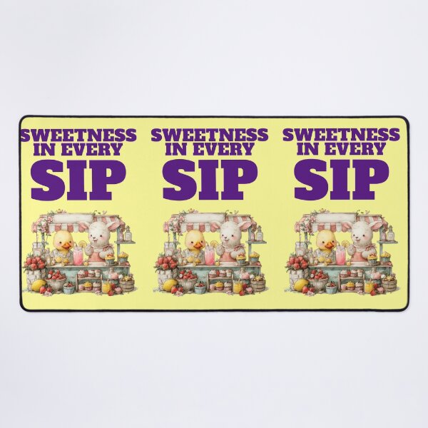 Item preview, Sweetness in every sip (slogan with lemonade stand) designed and sold by Mauswohn.