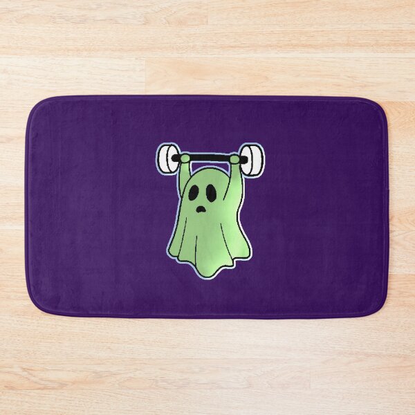 Item preview, Kawaii Gym Ghost Lifting Weights Fitness Funny designed and sold by AstronautMerch.