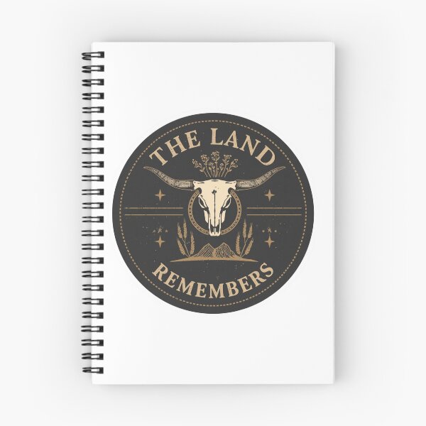 Item preview, The Land Remembers, Western Ranch Life Gift designed and sold by DustGoldStudio.
