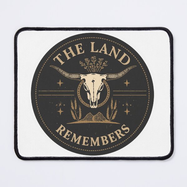 Item preview, The Land Remembers, Western Ranch Life Gift designed and sold by DustGoldStudio.