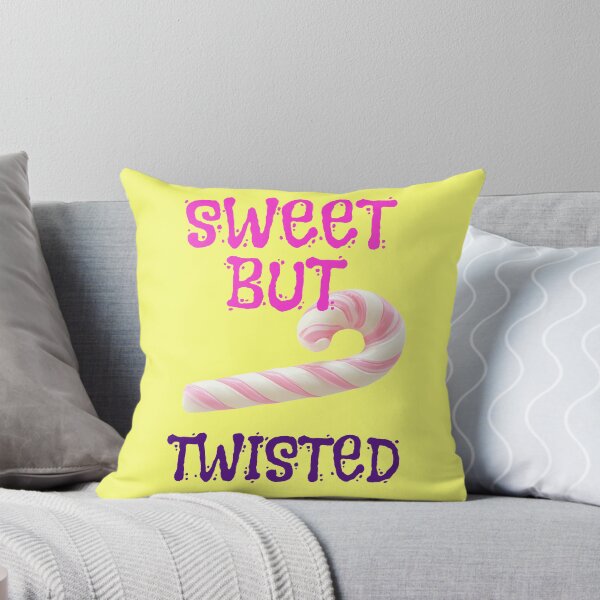 Item preview, Sweet but twisted saying with striped candy cane designed and sold by Mauswohn.