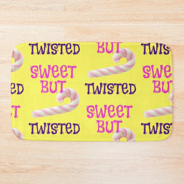 Item preview, Sweet but twisted saying with striped candy cane designed and sold by Mauswohn.