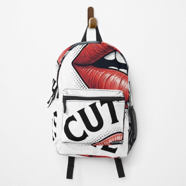 Item preview, Red Lip Mouth with Dagger Cut Through The Noise designed and sold by Ahmedsyde.