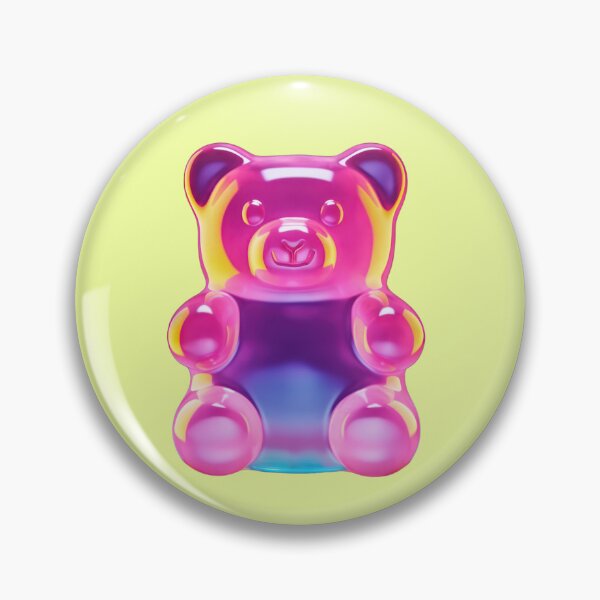 Item preview, Luminous neon gummy bear pop art motif designed and sold by Mauswohn.