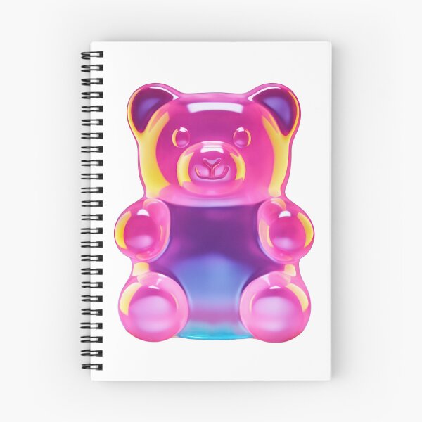 Item preview, Luminous neon gummy bear pop art motif designed and sold by Mauswohn.