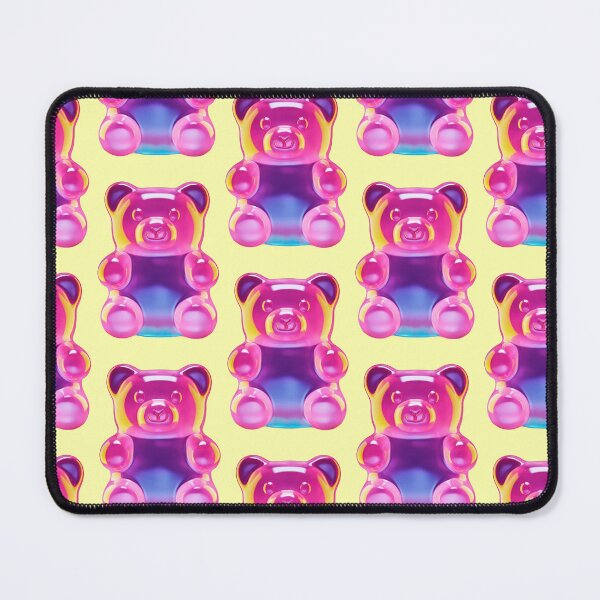 Item preview, Luminous neon gummy bear pop art motif designed and sold by Mauswohn.