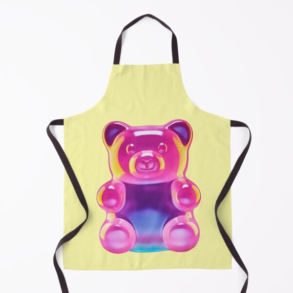 Item preview, Luminous neon gummy bear pop art motif designed and sold by Mauswohn.