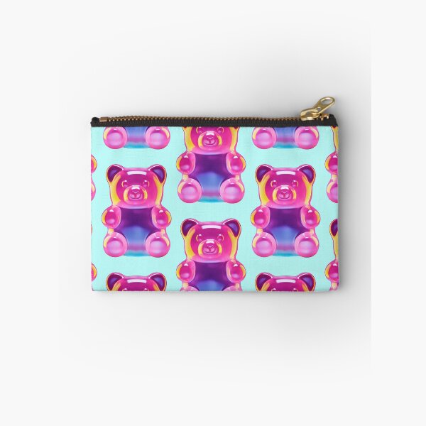 Item preview, Luminous neon gummy bear pop art motif designed and sold by Mauswohn.