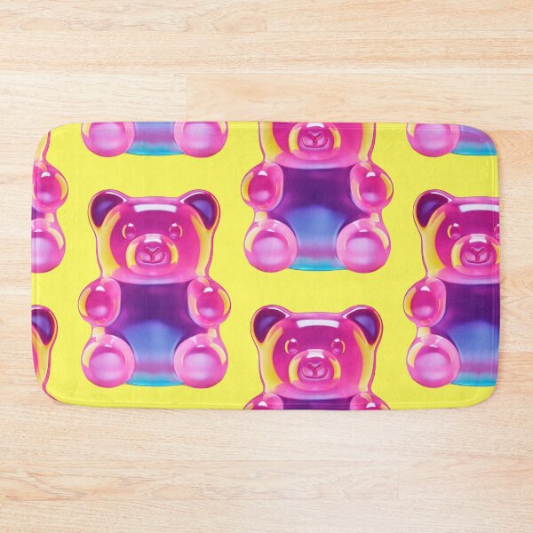 Item preview, Luminous neon gummy bear pop art motif designed and sold by Mauswohn.