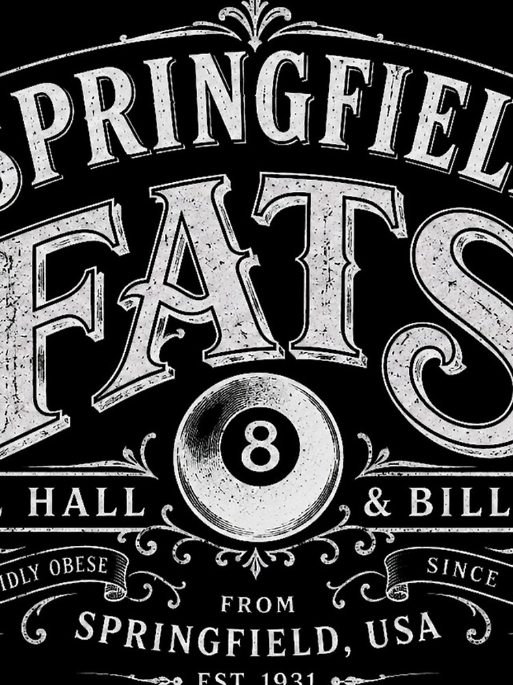 Thumbnail 4 of 4, iPhone Case, Springfield Fats - Pool Hall designed and sold by leftbutton.