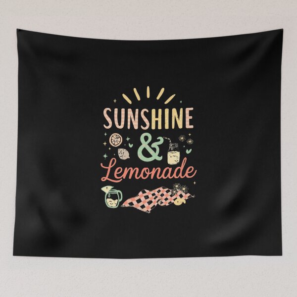 Item preview, Sunshine & Lemonade Picnic Lemon Slice Mason Jar Summer T-Shirt designed and sold by FestivityFinds.