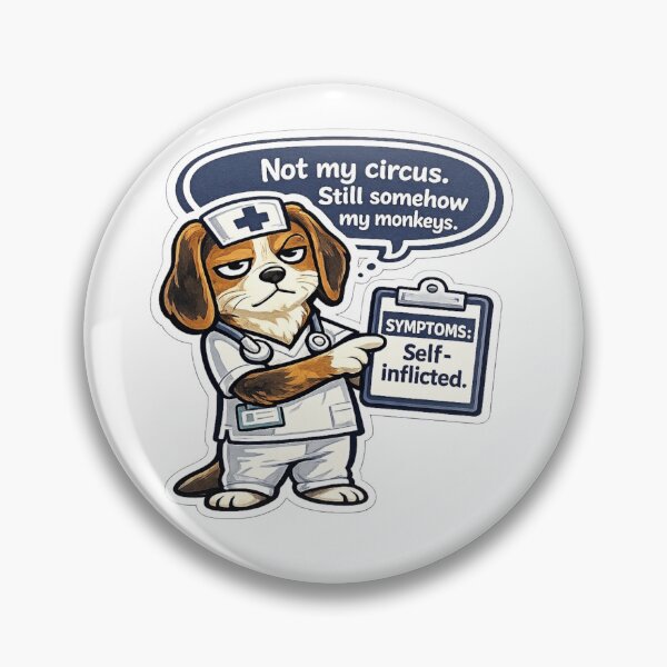 Item preview, Funny Nurse Gift Sarcastic Beagle Dog Lover designed and sold by Gentlestate.