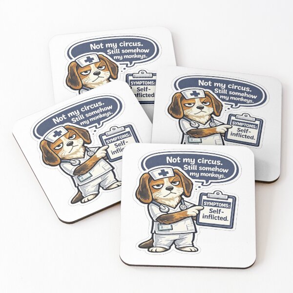Item preview, Funny Nurse Gift Sarcastic Beagle Dog Lover designed and sold by Gentlestate.