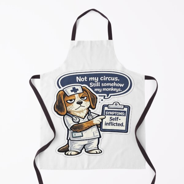 Item preview, Funny Nurse Gift Sarcastic Beagle Dog Lover designed and sold by Gentlestate.