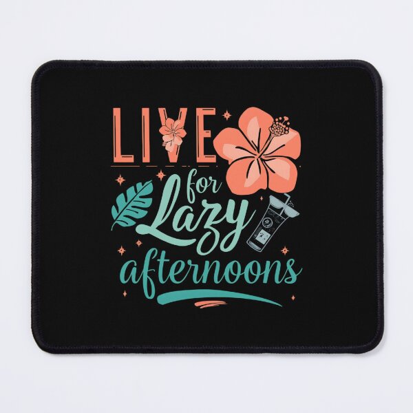 Item preview, Live for Lazy Afternoons Tropical Hibiscus Leaf Sunscreen T-Shirt designed and sold by FestivityFinds.