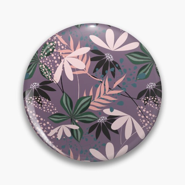 Item preview, Copy Tropical Botanical Seamless Pattern – Dark Floral Leaves Surface Design in Purpleof Tropical Botanical Seamless Pattern – Dark Floral Leaves Surface Design designed and sold by 555Design.