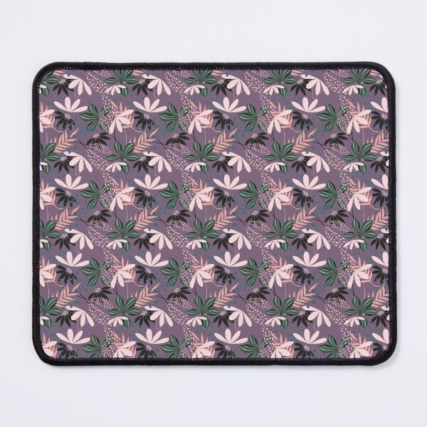 Item preview, Copy Tropical Botanical Seamless Pattern – Dark Floral Leaves Surface Design in Purpleof Tropical Botanical Seamless Pattern – Dark Floral Leaves Surface Design designed and sold by 555Design.