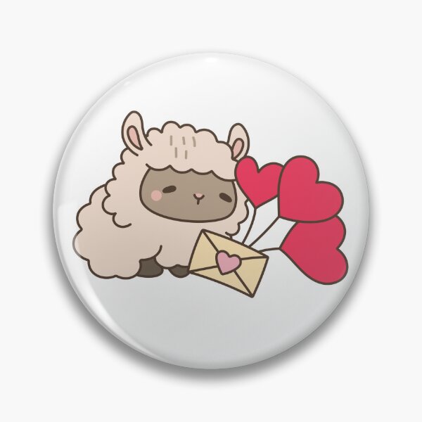 Item preview, Cute Sheep With Love Letter Hearts designed and sold by IN Tales.