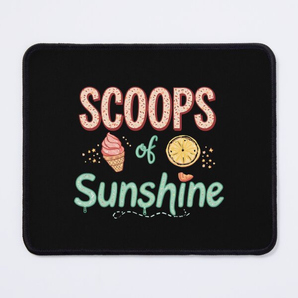 Item preview, Scoops of Sunshine Ice Cream Lemon Retro Cute T-Shirt designed and sold by FestivityFinds.